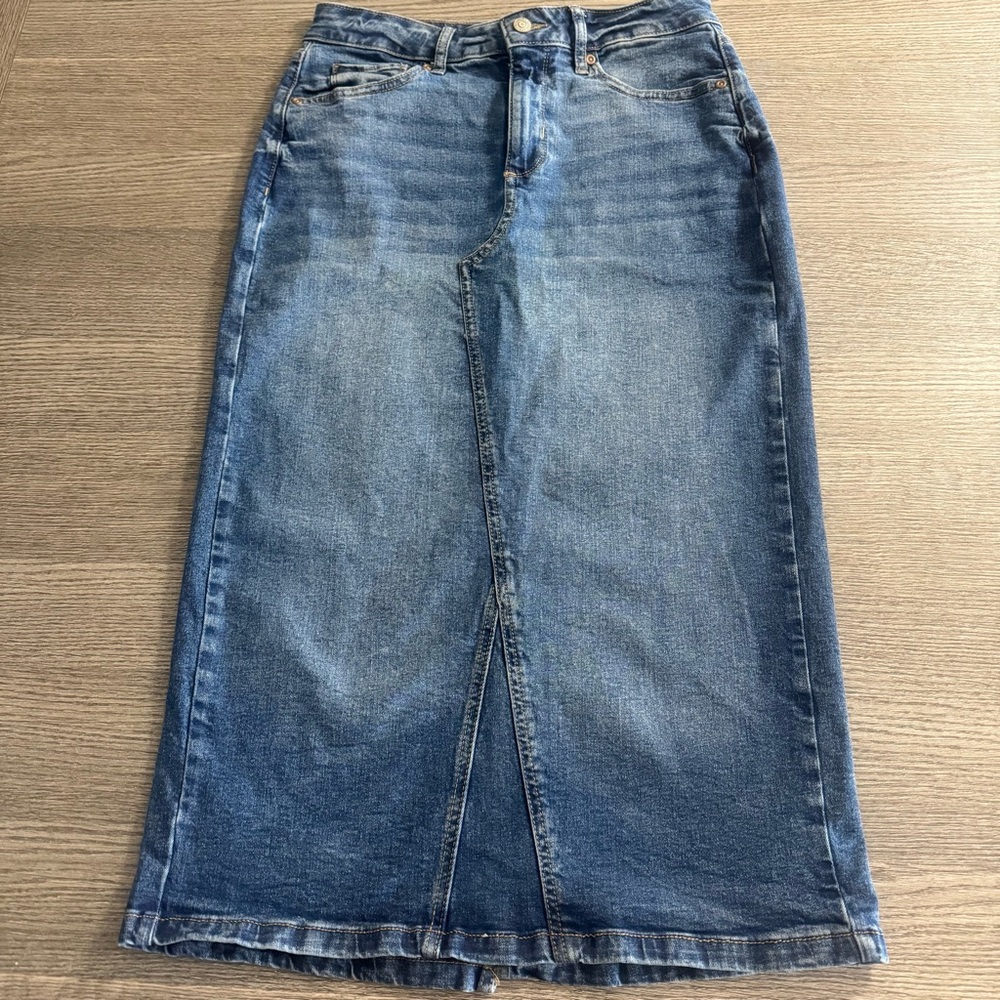 Sonoma Blue Denim Maxi Skirt